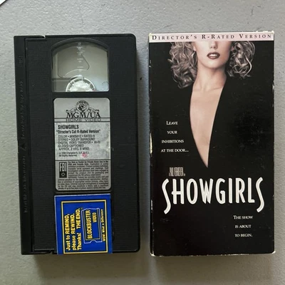 Showgirls 1995 VHS Elizabeth Berkley Director's Cut R Rated Version Preowned - Image 1 of 4