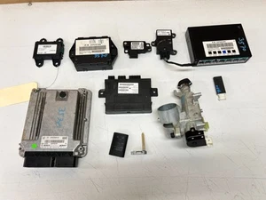 2011 CADILLAC CTS 3.6L ECU IGNITION COMPUTER KEY MODULES SET, OEM LOT3570 - Picture 1 of 10