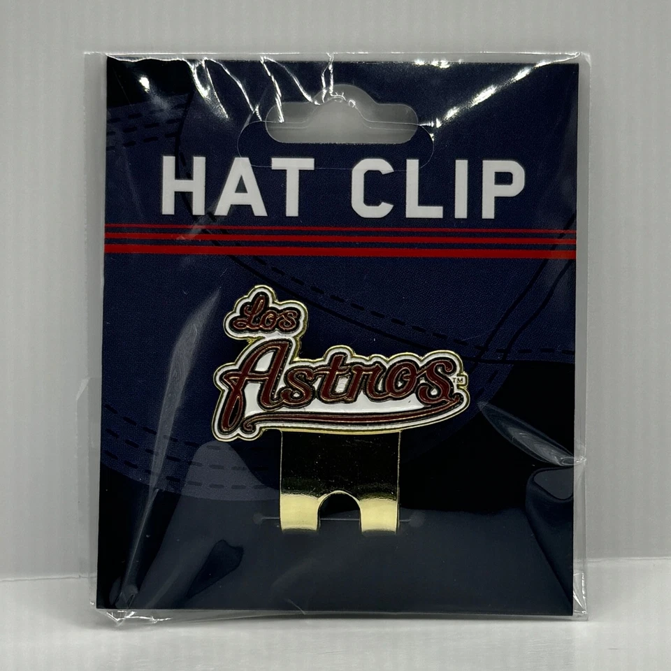 LOS HOUSTON ASTROS Throwback Logo (2000-2012) Hat Clip Officially MLB Licensed - Image 1 of 1
