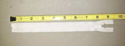 8" nylon coil closed end zipper- YKK - Multiple quantities and colors - Image 1 of 4