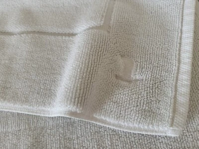 * * MÖVE * * Badteppich Basic 100% Baumwolle Square 60cm Weiss NEUw. - Bild 1 von 3