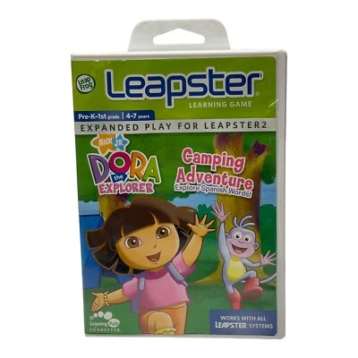 Leapster 1 2 DORA The Explorer Spanish Cartridge Leap Frog Ages 4 - 7 BX2 - Image 1 of 4
