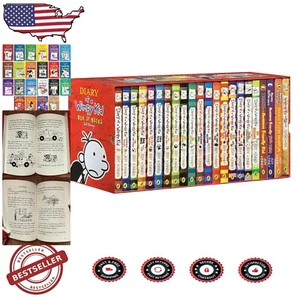 Diary of a Wimpy Kid 1-22 Boxed Set: Complete 22 Book Collection for Kids - Picture 1 of 6