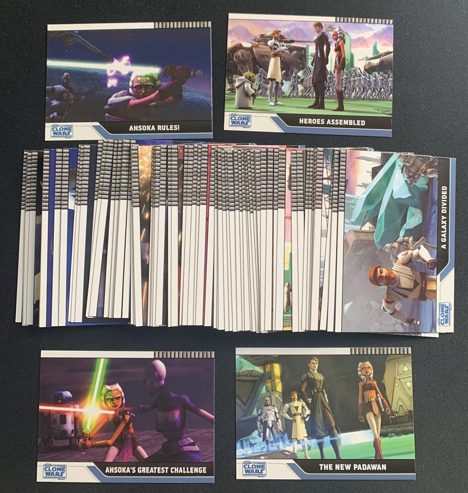 2008 Topps Star Wars Clone Wars Partial Complete Set #19-89 - 71 Scene Cards - Image 1 of 1
