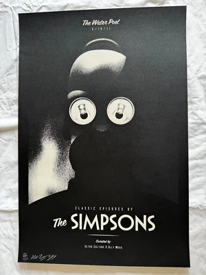 Los Simpson - Olly Moss - Impresión Mondo FIRMADA 2011 Serigrafía Foto 1 de 4