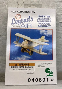 Legends of the Air Easy To Assemble Wood Aircraft Plane Model #402 Albatros DV - Picture 1 of 2