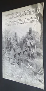 Ausgabe 1. Juni 1917 THE HARVARD ILLUSTRIERTE Zeitschrift - R.O.T.C. / WWI - Bild 1 von 4