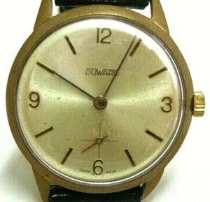DUWARD CLASSIC 1960´s SWISS WATCH, GENTS, MANUAL WINDING, WR, ST-STEEL G/P - Imagen 1 de 12