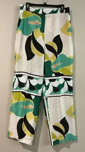 ZARA DAMEN HOSE HIGH WASTED BREITE BEIN VOLLE LÄNGE MEHRFARBIG GRÖSSE M NEU MIT ETIKETT - Bild 1 von 9