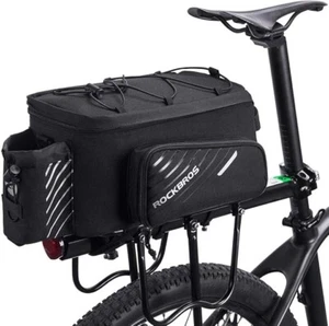 ROCKBROS Bicycle Rack Rear Carrier Bag Trunk Luggage Bag Pannier & Taillight 13L - Picture 1 of 5