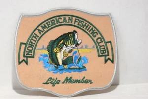 North American Fishing Club Life Member Patch 6.1/8'' x 5.1/4'' - Picture 1 of 5