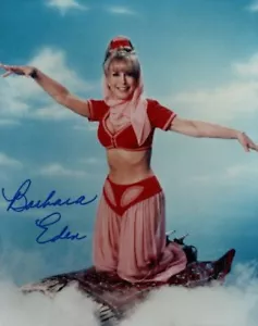 SOGNO DI JENNIE - BARBARA EDEN FOTO FIRMATA 8x10 JSA COA - LA MIGLIORE SU EBAY! - Foto 1 di 2