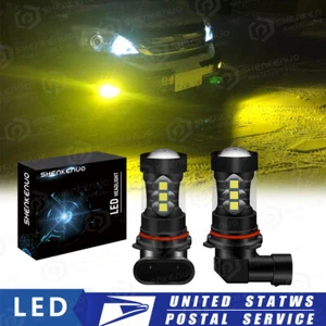 Golden Yellow LED Fog Light 2x Bulbs Lamp 9006 For Toyota Tundra Corolla 4Runner - Imagen 1 de 5