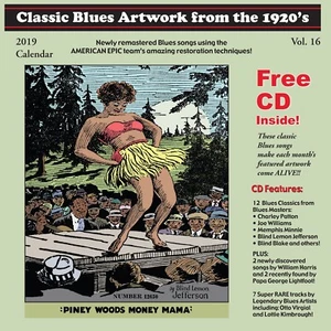 John Tefteller's Blues Images Calendar 2019 + FREE CD Vocalion Race Record Art  - Imagen 1 de 5