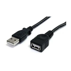 StarTech.com USBEXTAA3BK 3 FT Noir USB 2.0 Extension Câble A vers A - M/F - Photo 1/1