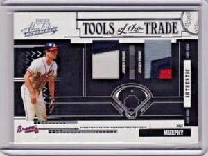 2005 Absolute Memorabilia Tools of the Trade Dale Murphy Black Dual Prime 17/25 - Picture 1 of 1