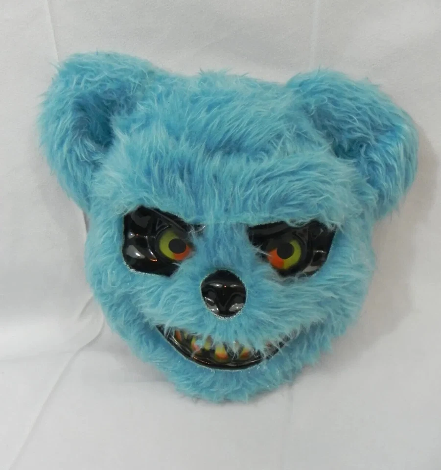 MASCARA DE OSO AZUL PELUDO Five Nights At Freddy's Juego de Terror Halloween Piel Peluda Foto 1 de 4