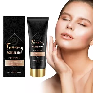 Dark Tanning Lotion Advanced Body Tanner Balm Tanning Accelerator Enhancer Cream - Picture 1 of 9