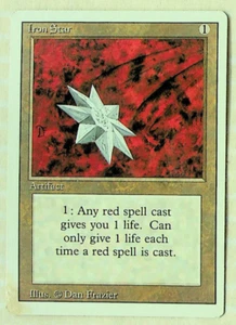 Iron Star - Revised Series - 1994 - Magic The Gathering - Med. Wear - Picture 1 of 3