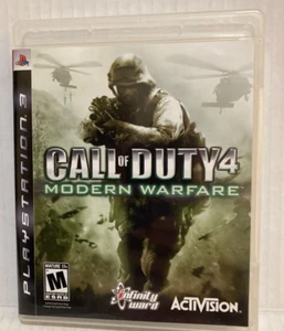 PlayStation 3 Call of Duty 4 Modern Warfare de Activision con estuche, manual 2007 - Imagen 1 de 3