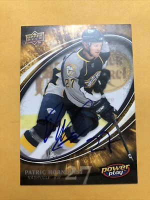 Patric Hornqvist Signed Nashville Predators Rookie Card - Image 1 of 2