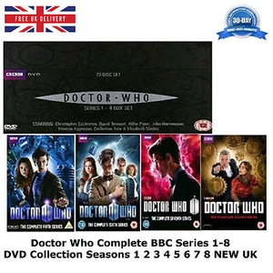 Doctor Who Complete BBC Series 1-8 Collection Season 1 2 345678 Sealed UK R2 DVD - Picture 1 of 12