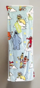 Sesame Street Blanket Bert & Ernie Cookie Monster Grouch Sofa Throw 60"x70" NEW - Picture 1 of 10