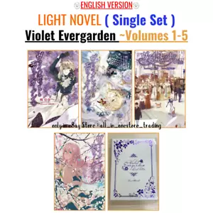 Violet Evergarden Band 1-5 Einzelset englische Version Light Novel lose Mix - Bild 1 von 10
