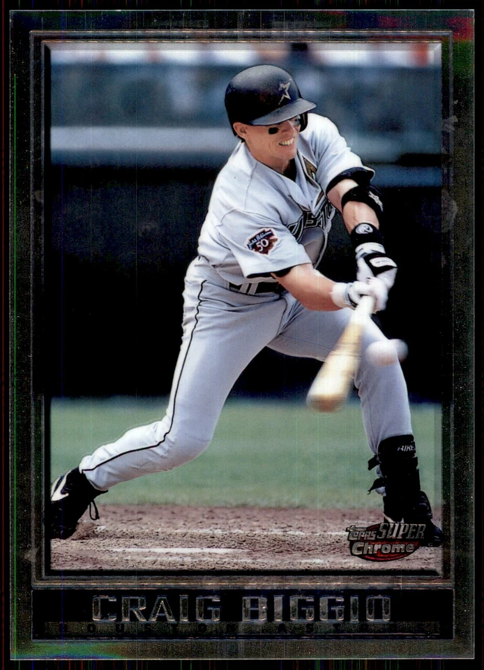 1998 Topps SuperChrome Craig Biggio Houston Astros #26 - Image 1 of 2