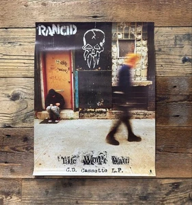 Rancid / Life Won't Wait 1998 Japan Original Promo D/S Mini Poster Set of 2 - Picture 1 of 19