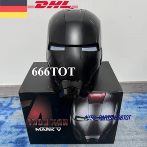 AUTOKING Iron Man MK5 1:1 Helm Tragbare Sprachsteuerung Maske Halloween Cosplay - Bild 1 von 20