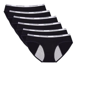 Teen Girls Period Underwear Viscose Brief Menstrual Period Panties Leak-Proof... - Picture 1 of 8