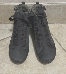 Neu ECCO Soft 7 TRED Leder Gore-Tex High Top Sneaker / Stiefel - Damen EU 42 - Bild 1 von 10