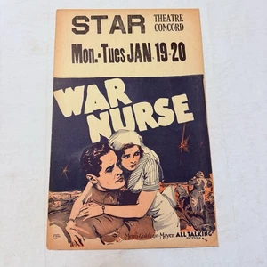 1930 War Nurse Original 14x22 Window Movie Poster Anita Page Robert Montgomery - Picture 1 of 6