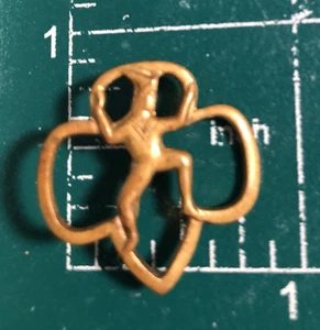 Vintage Pfadfinderin - Brownie - Anstecknadel 50er Jahre - Bild 1 von 3