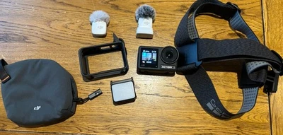 DJI Osmo Action 4 4k Edition Combo Action Camera & 2x White Dji Mic Mini 2 - Image 1 of 4