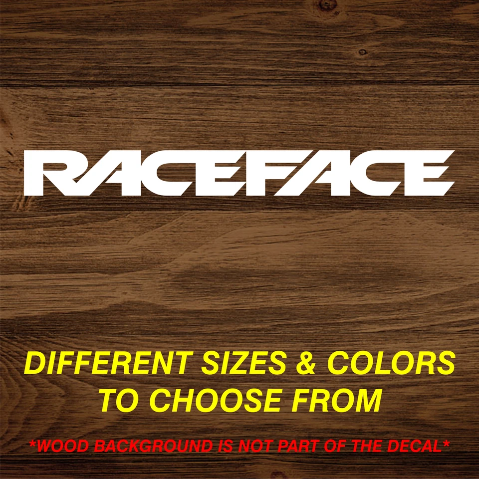 RACE FACE Vinyl Decal Sticker Many Sizes Colors Free Shipping Bicycle Cycling