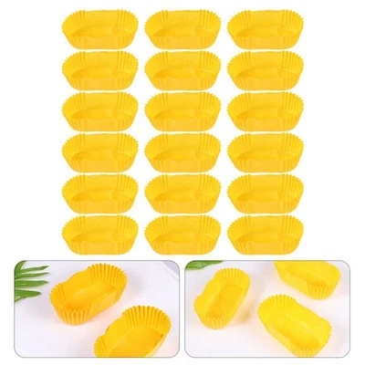  2000 Pcs Rectangular Cake Tray Baking Cups Cupcake Liners Small Paper - Bild 1 von 4