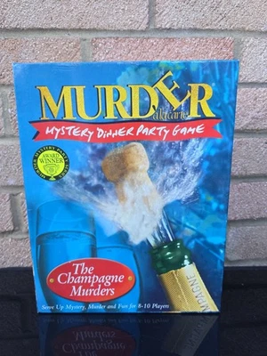Murder a la carte The Champagne Murders Mystery Dinner Party Game New Sealed - Image 1 of 4