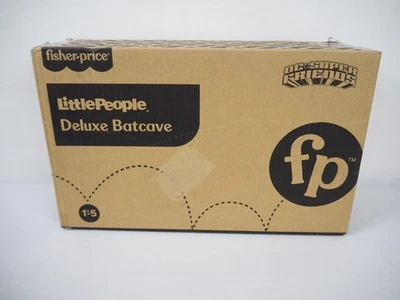 FISHER PRICE LITTLE PEOPLE DELUXE BATCAVE DC SUPER FRIEND BRAND NEW FREE POST L1 - image 1 of 4