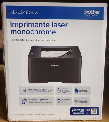 NEW Brother HL-L2460DW Wireless Duplex Monochrome Laser Printer - Image 1 of 4