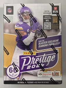 2024 Panini Prestige Football Blaster Box Brandneu und Factory Sealed 66 Karten - Bild 1 von 7