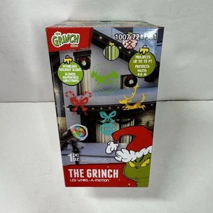 The Grinch Lightshow Projection Whirl-A-Motion Grinch Projector House Window NEW - Picture 1 of 5