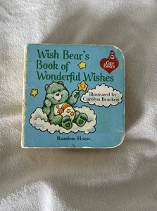1983 Care Bears Vintage Book Wish Bear’s Book Of Wonderful Wishes Chunky Book - Picture 1 of 4