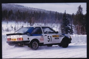 FORD ESCORT RS 1600i, REG No.HPU 74Y, CAR No.51, 1984 SWEDISH RALLY COLOUR PHOTO - Picture 1 of 2