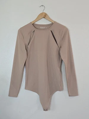 Body Abercrombie & Fitch Tostado Talla Grande Manga Larga Corte Marrón Desnudo  Foto 1 de 4