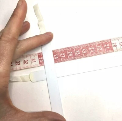 6 estancias planas de hueso/corsé de acero rígido blanco - deshuesado para corsería 11 mm X 21 cm Foto 1 de 2