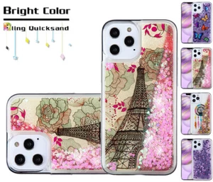 for iPhone 12 Pro Max 6.7" Case Quicksand Liquid Glitter Slim Cover+PryTool - Imagen 1 de 53