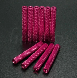 M3 Aluminum Alloy 6061 Multi Color Knurled Standoff 10 15 20 25 30 35 40mm - Picture 1 of 20