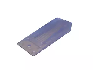 1 X Türkeil klein/ Türstopper, flexibel, Gummi, transparent / 100x36x16 mm - Bild 1 von 1